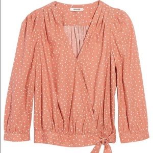 Madewell Scatter Star Wrap Top